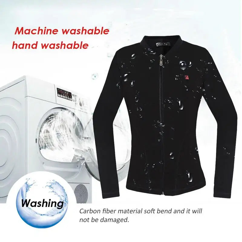 Women Jacket 3 speed adjusted temperature Heated Jacket Waterproof Electric