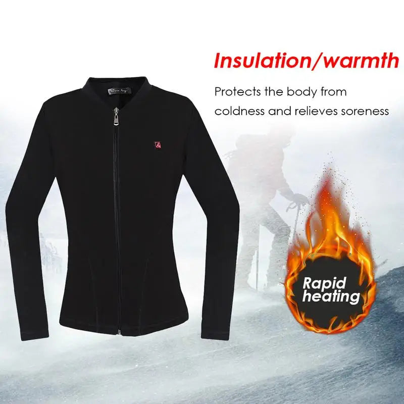 Women Jacket 3 speed adjusted temperature Heated Jacket Waterproof Electric