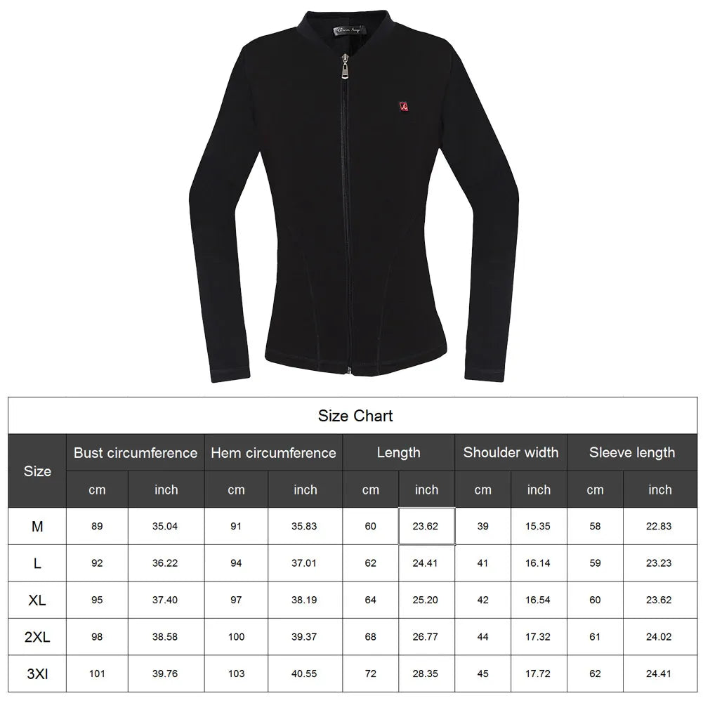 Women Jacket 3 speed adjusted temperature Heated Jacket Waterproof Electric