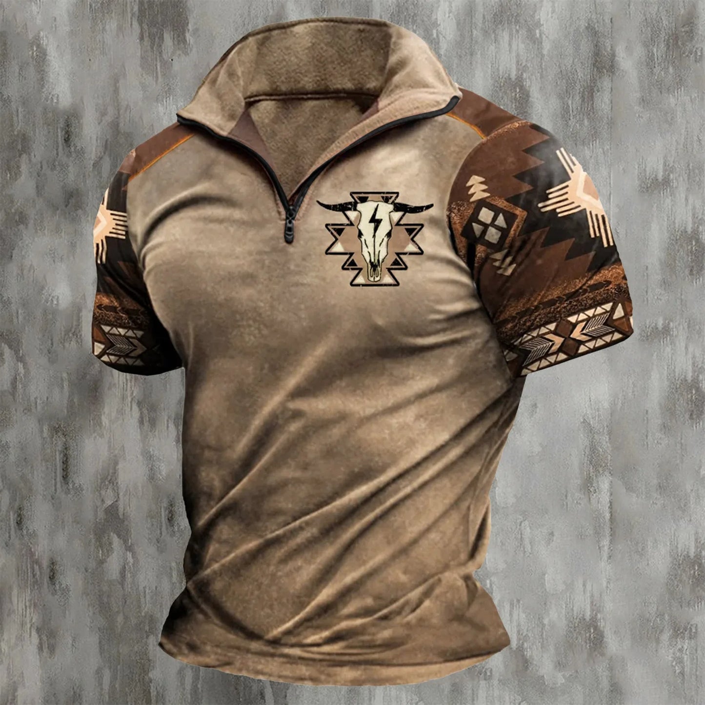 Men's Outdoor Tactical Hiking T-Shirts Military Army V-Neck