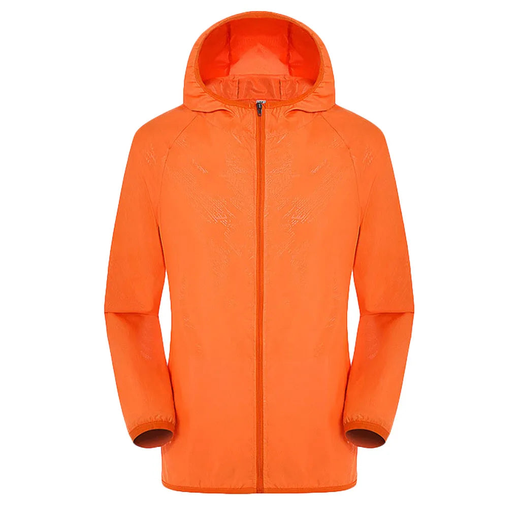 Women Jackets Hooded Raincoat