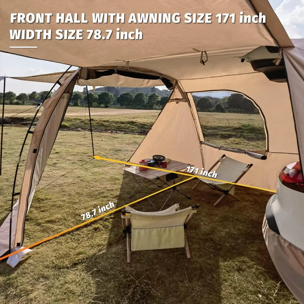 Tailgate Shade Awning Tent for Camping