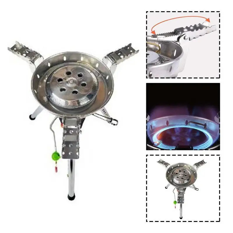 Camping Gas Stove Outdoor Windproof Portable