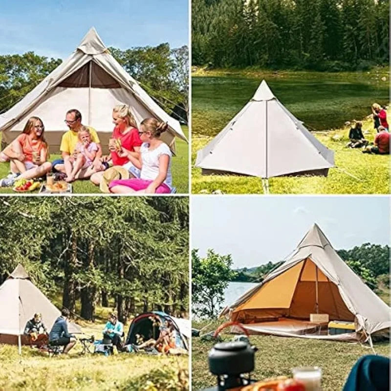 Outdoor Camping Tent with Mosquito Net Doors