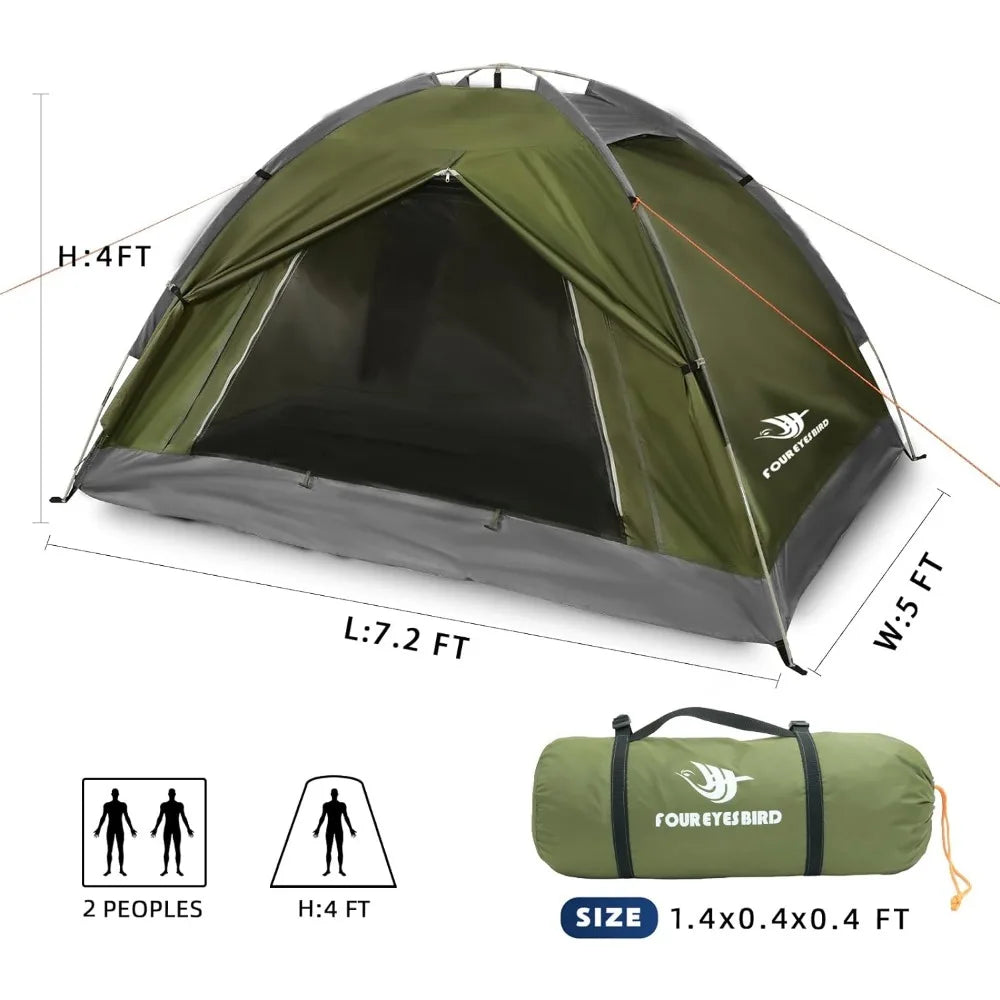 Lightweight 2 Person Tent  for Hiking Backpacking