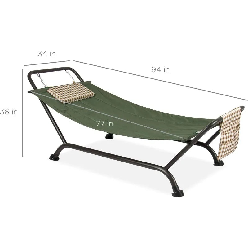 Outdoor Hammock Bed with Stand