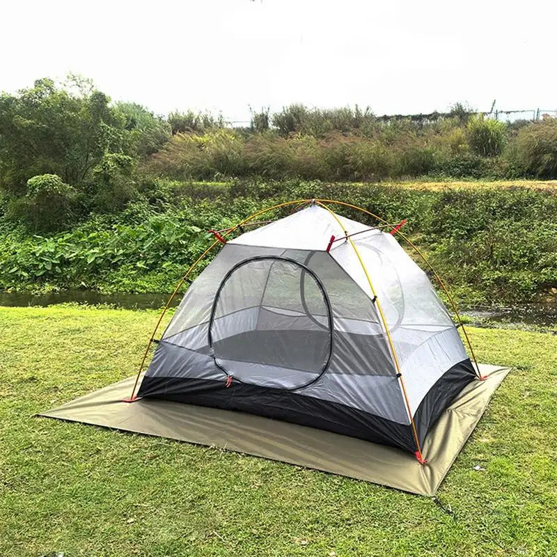 Multifunctional Outdoor Picnic Mat 220 x 220cm 210D Waterproof Oxford Cloth Tent Moisture-proof Tarp for Camping Hiking